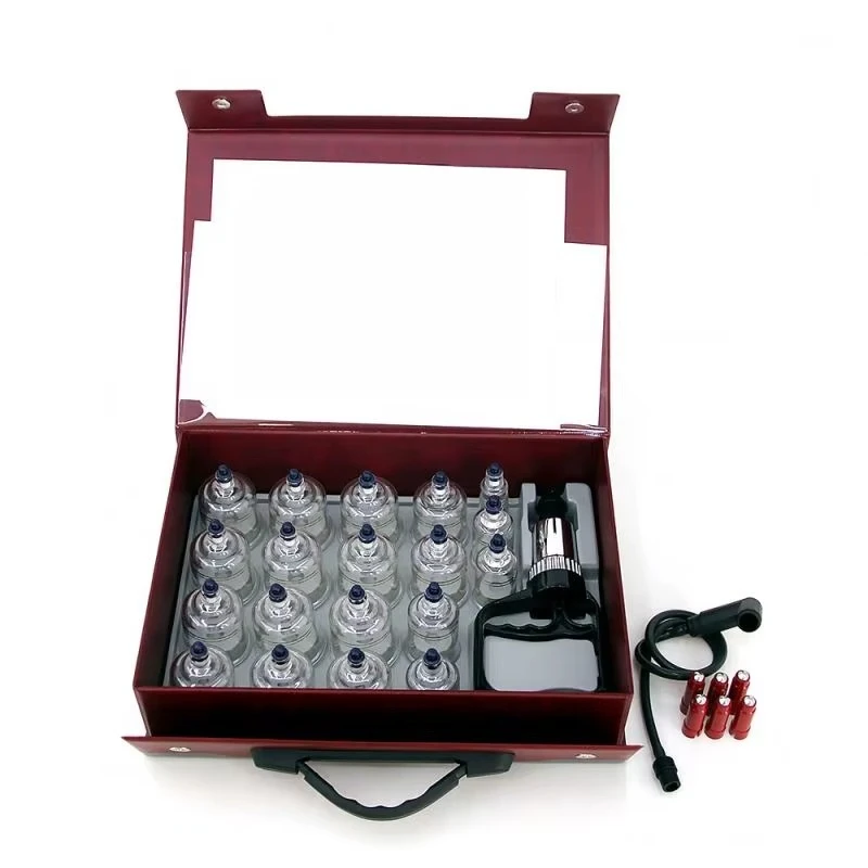 acupuncture massage therapy suction cup vacuum clear massage wet cupping cupping gun set wholesale
