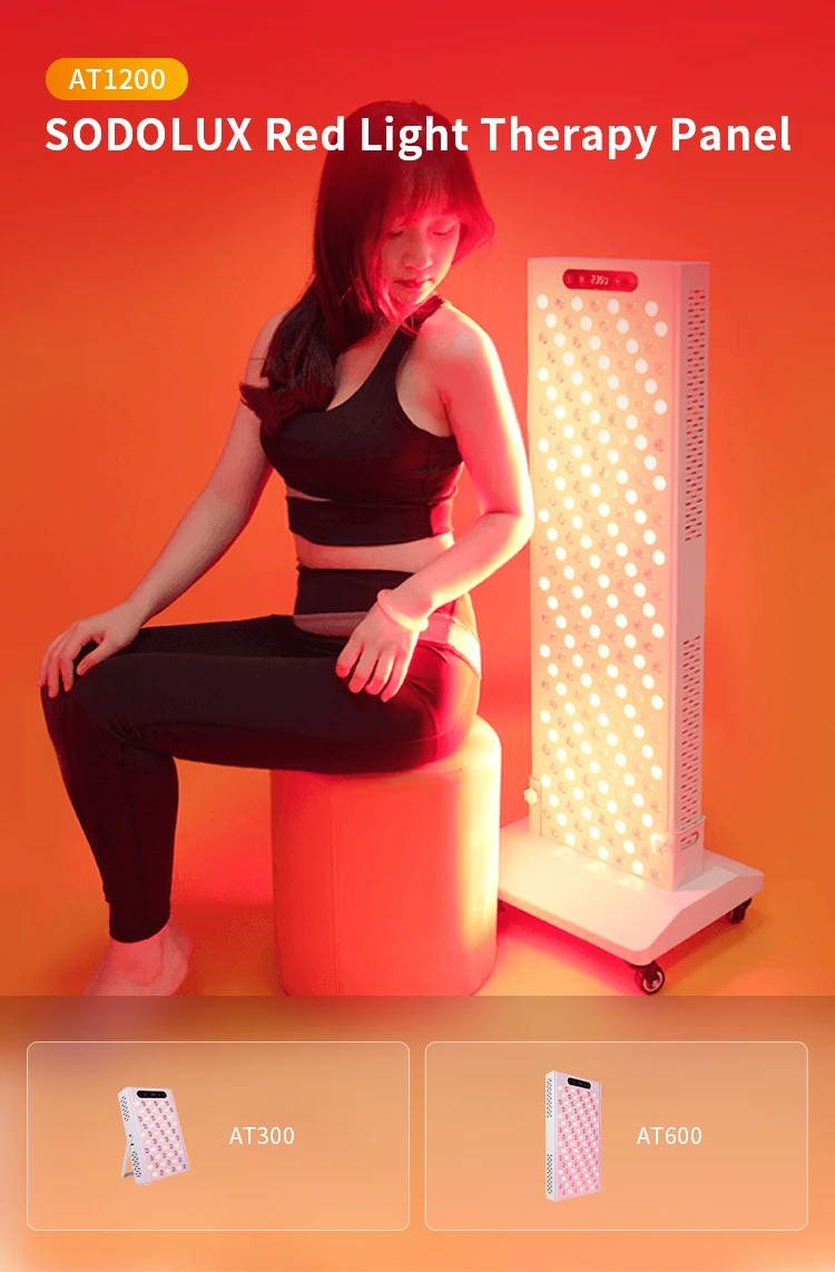 

Панель для светотерапии красным светом, 850 нм ближний инфракрасный + 660 нм красный LED, облегчение боли по всему телу, устройство Sodolux RLT, омоложение кожи