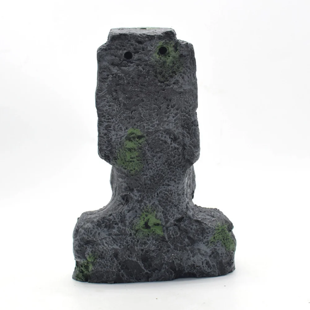 

Aquarium Equipment Artificial Trunk Resin Stone Statue Roman Portrait Fish Tank Ornament Cave Rockery Landscaping
