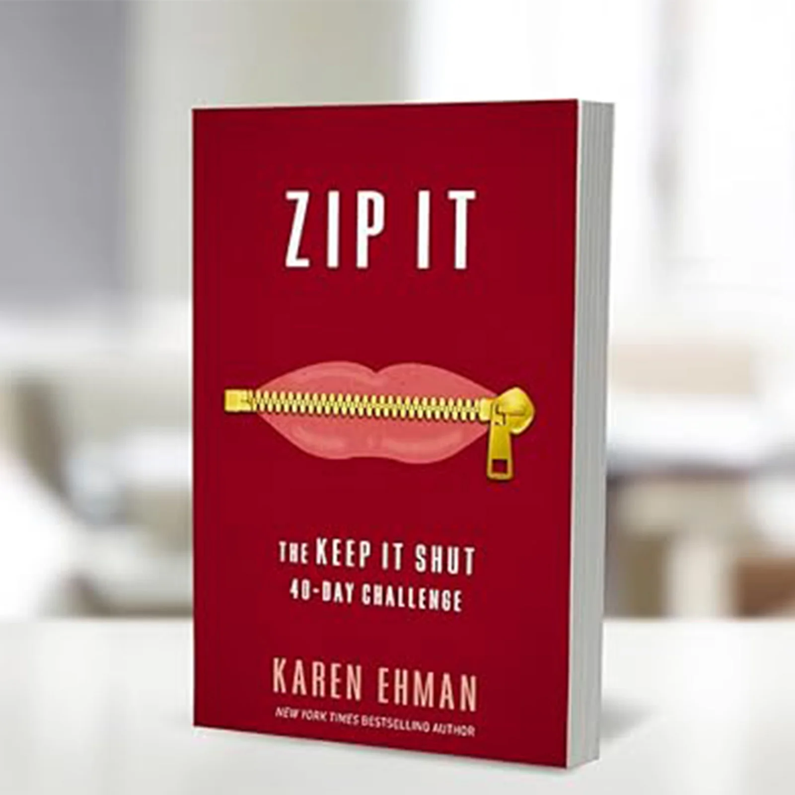 

Zip It 40 Day Challenge Devotional Book Based on NY Times Bestseller for Family Communication Gift Christian Prayer Guide