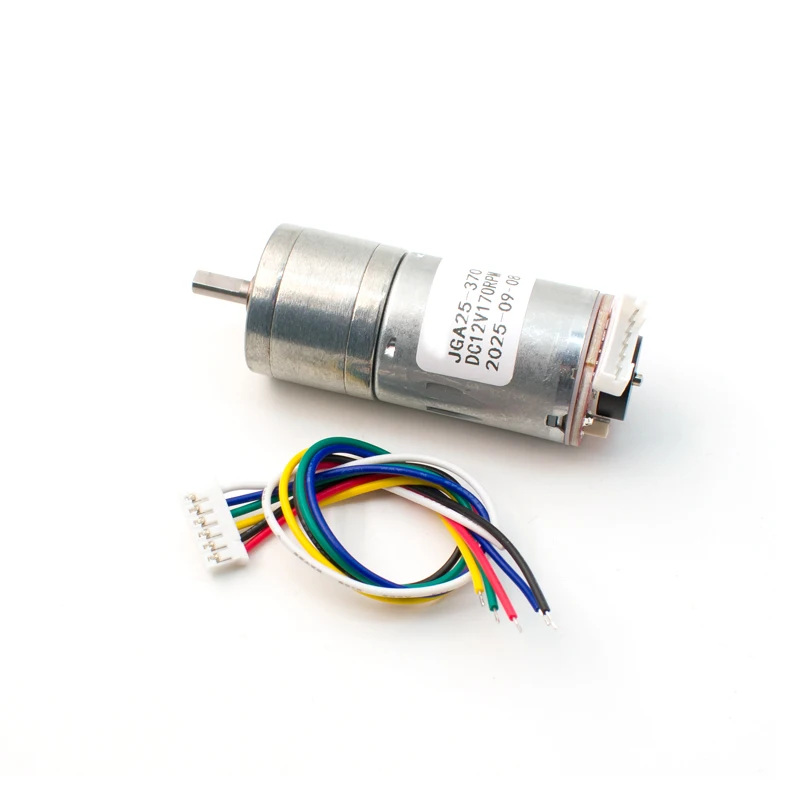 JGA25-370 Geared motor DC motor 6V 12V 24V electric gear motor high torque
