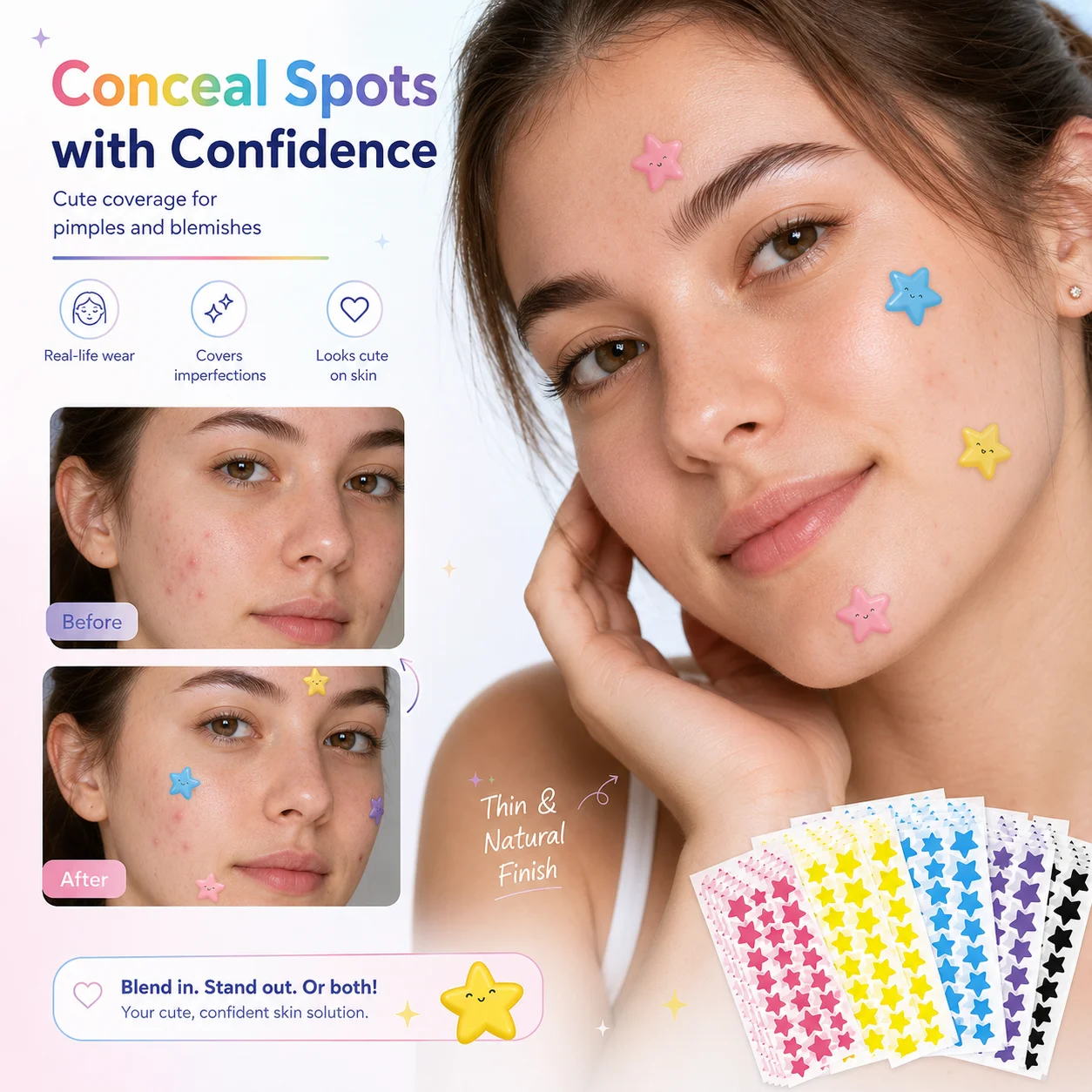 280/1120/1680pcs Seven-Color S - огляд і ціна Skincare Gentle
