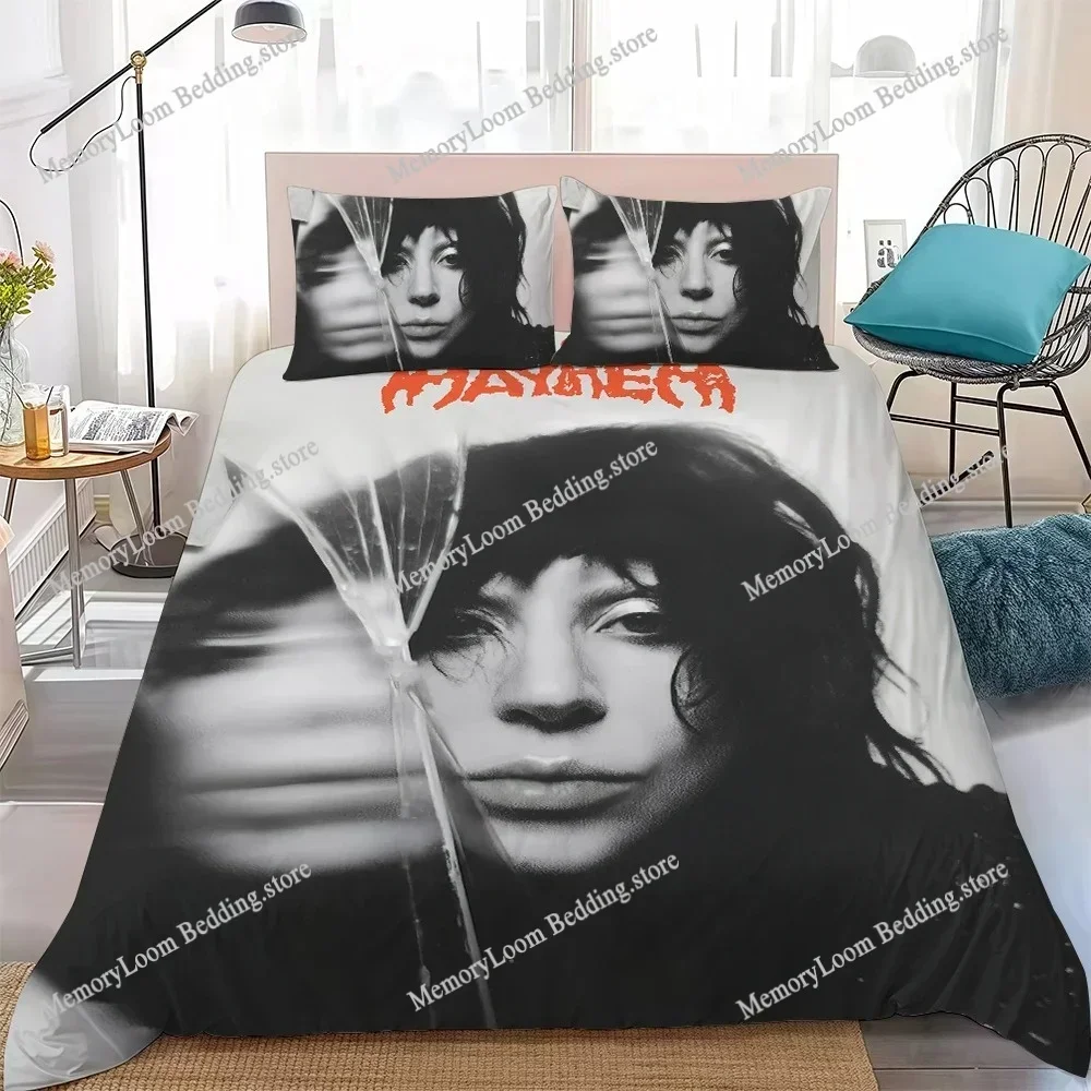 

Hot Singer L-Lady Gaga Mayhem Duvet Cover Set Home Style Bedding Soft Laundry Cotton Bed Student Dormitory Gift Home Textile029