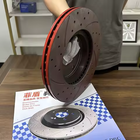 Perforated And Lineated Reliable Car Brake Discs with Strict Quality Control for BYD U9 EV U8 PHEV Yangwang U8