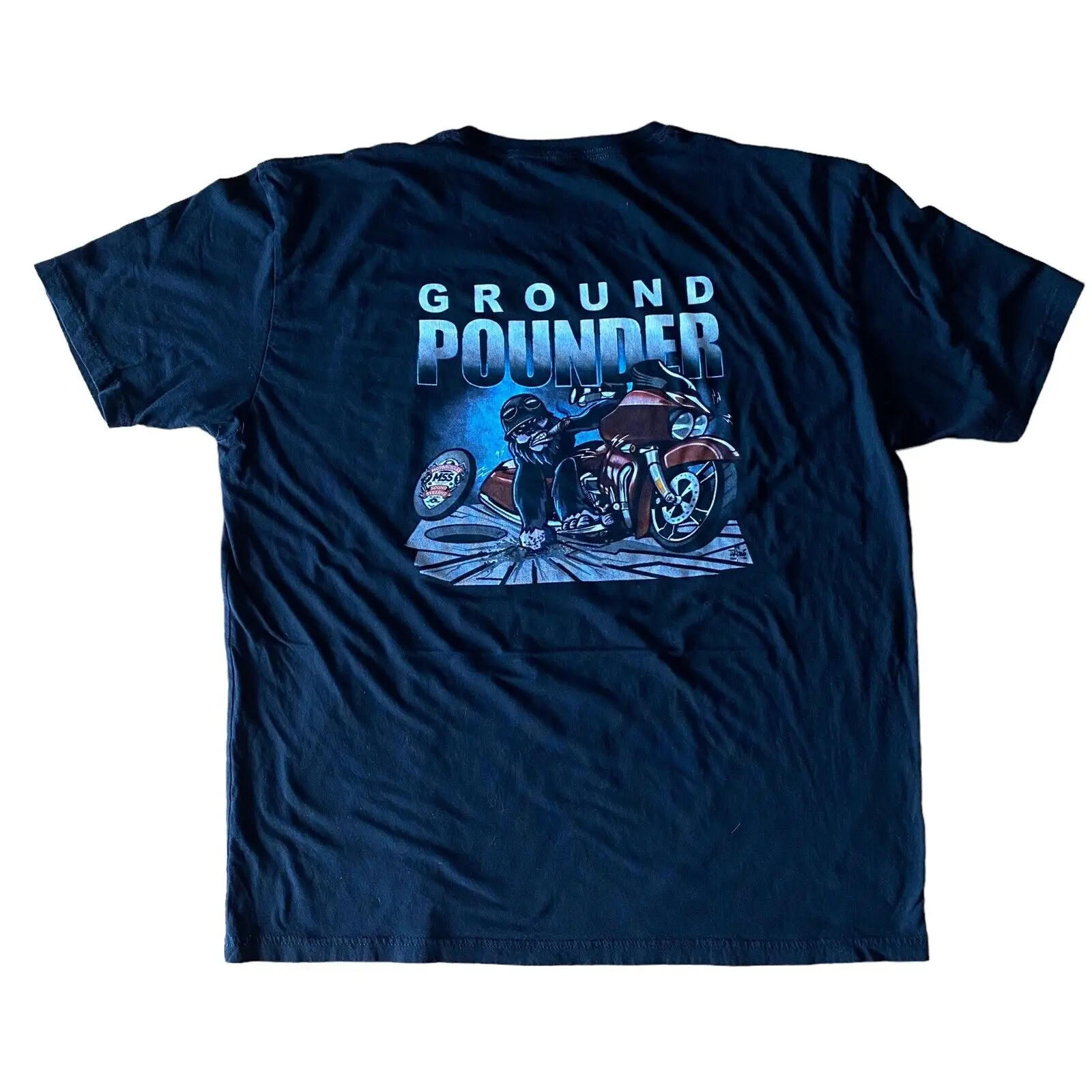 Ground Pounder Motorcycle Sound Systems T Shirt S-5XL Black Speaker Music Casual Funny Short Sleeve Tshirt Streetwear