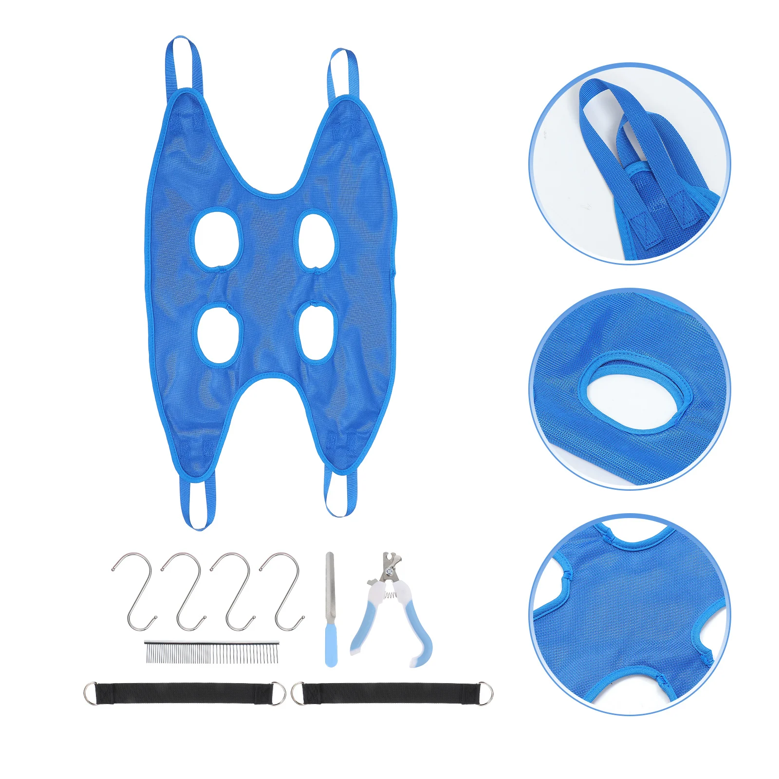 

1Set Heavy Duty Grooming Hammock for Pets Ergonomic Design Prevents Movement during Trimming Fits Dogs Cats Creative Grooming