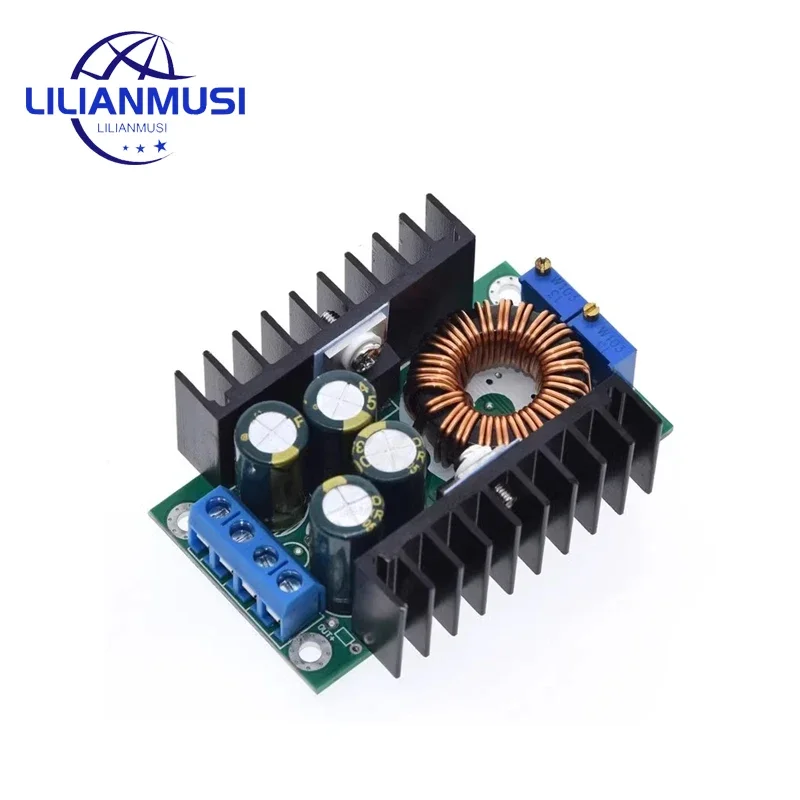 50PCS Adjustable Power Module 12A Buck 24V to 12V LED Drive 300W with Charging Indicator