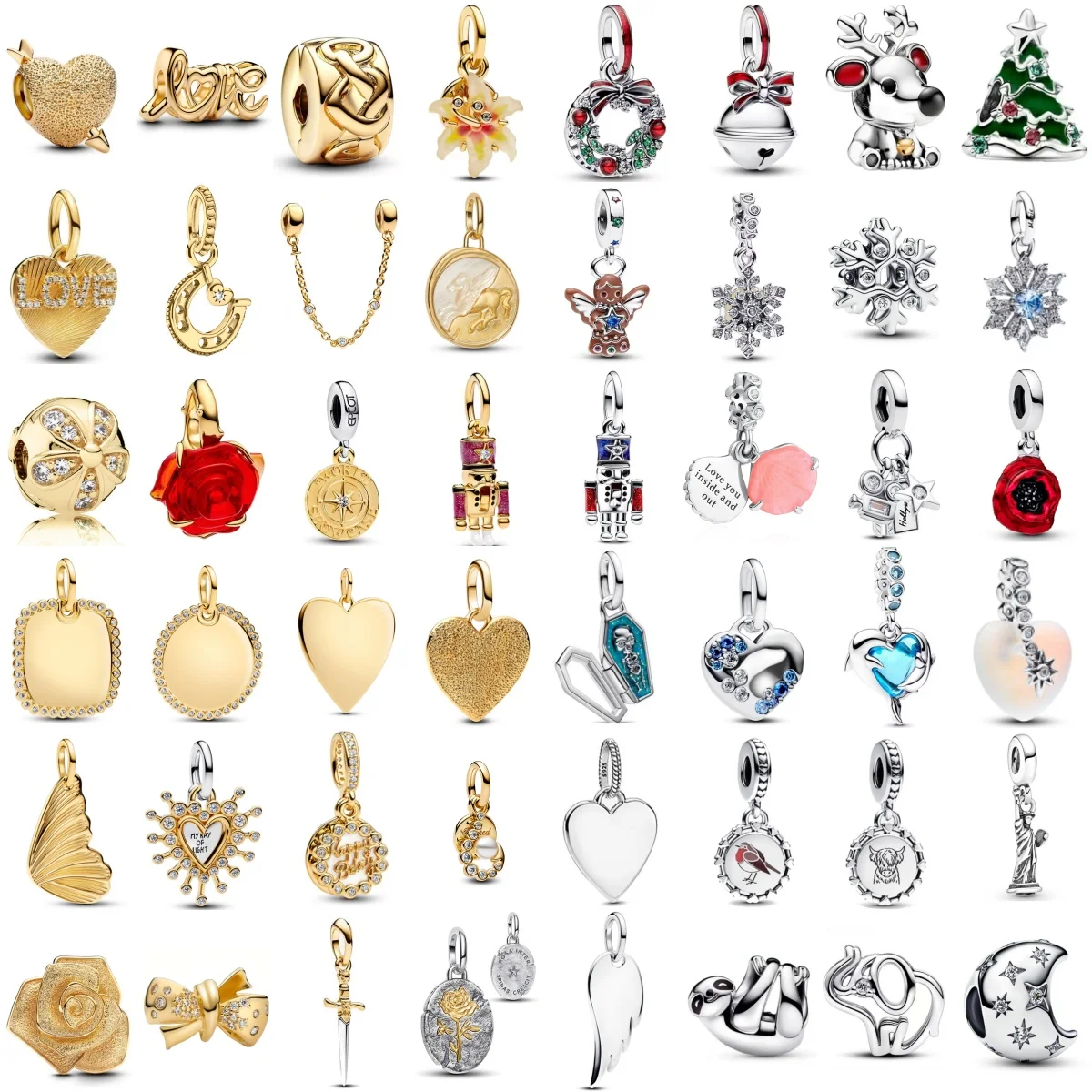 2025 925 prata caixão sino preguiça árvore de natal pingente encantos pulseira original para mulheres diy moda jóias fazendo