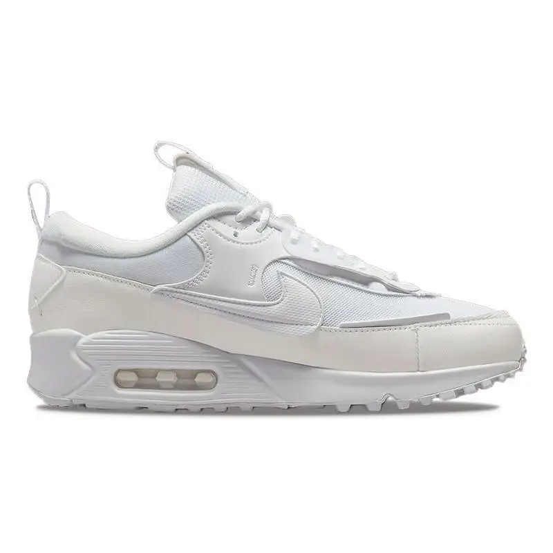 Nike Air Max 90 Futura Triple White Women's Sneakers shoes DM9922-101 With Original Box