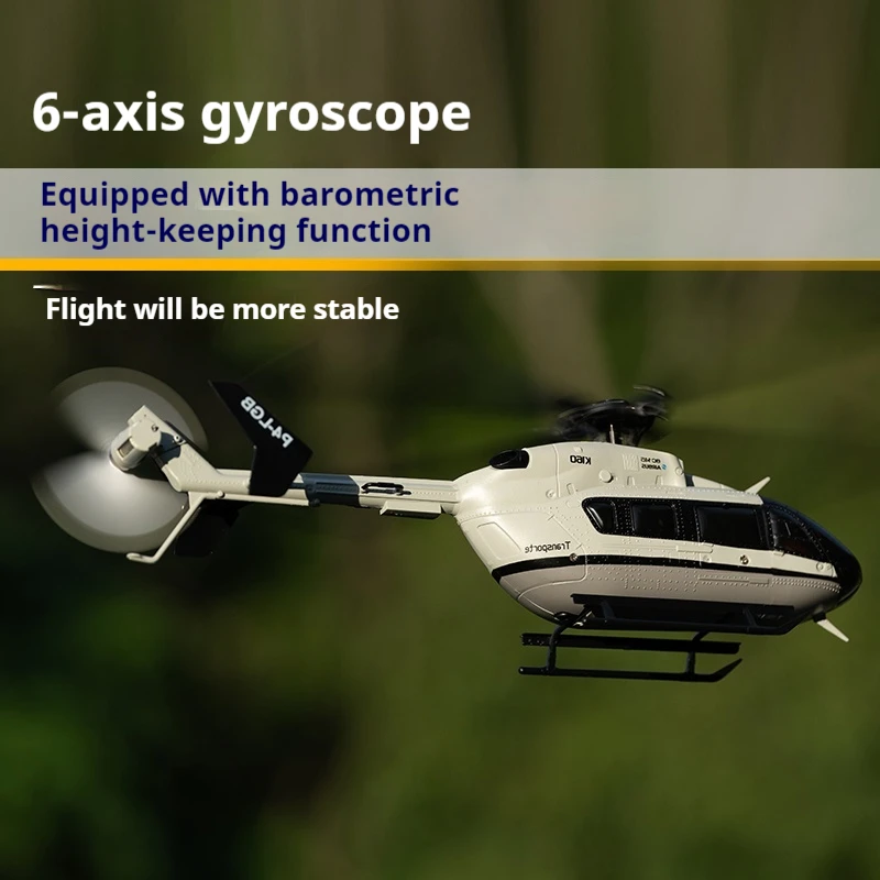 Wltoys K160 EC-145 高度なシミュレーションRCヘリコプター ブラシレスモーター搭載 武装ダクトファンモデル 安定性重視