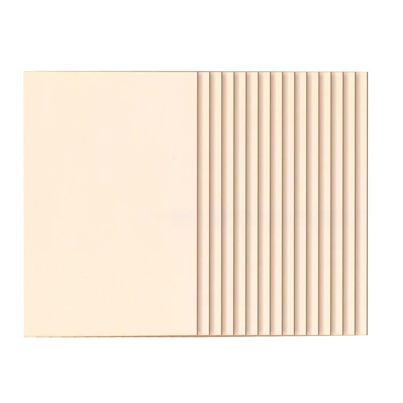 B45C 15PCS Basswood Craft Board Model Toys Building Carving Handicraft Educational DIY Accessories DIY Basswood Chips