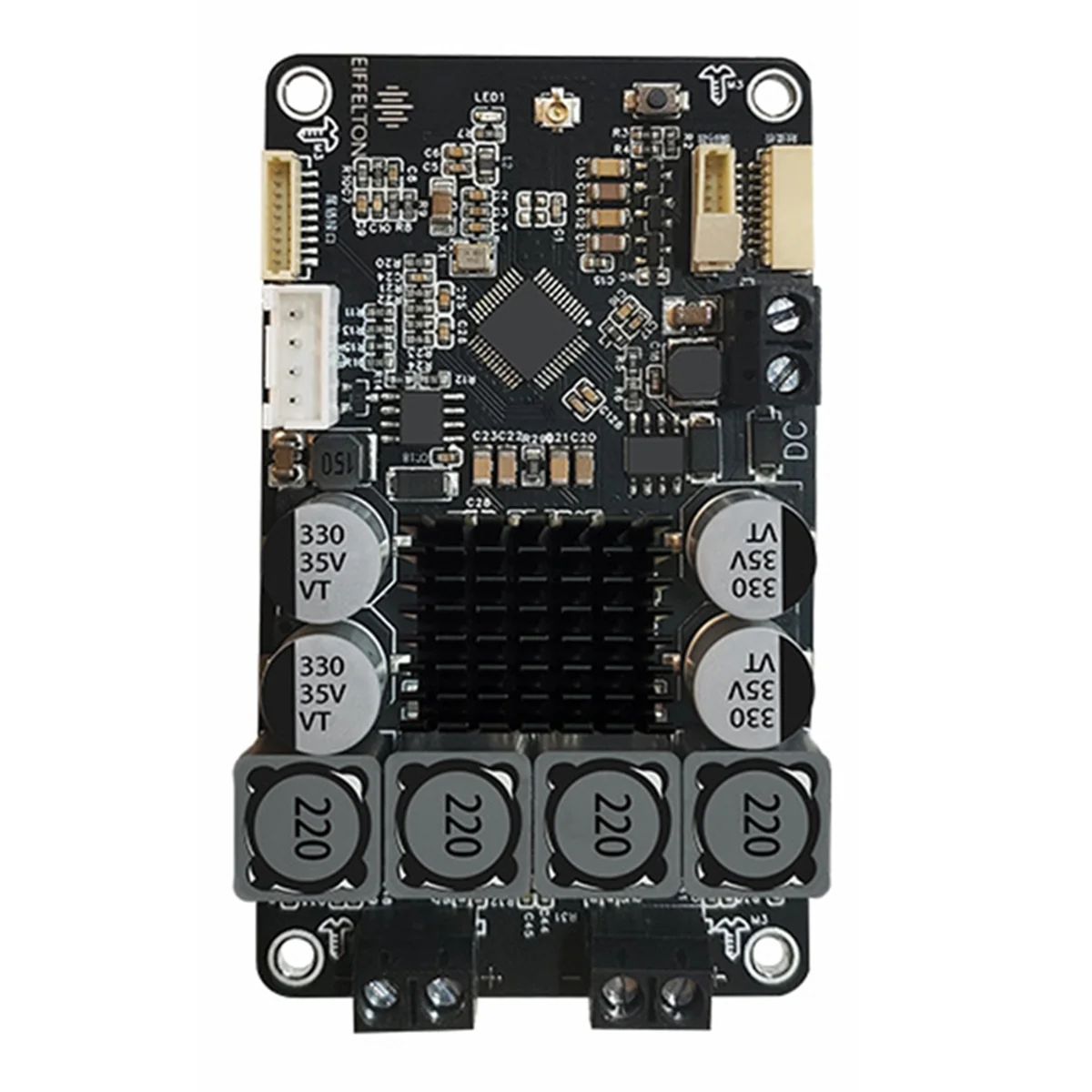DSP Bluetooth 5.0 Digital HIFI Stereo Power Amplifier Board 50Wx2 TWS Touch Moudle 10-Band EQ
