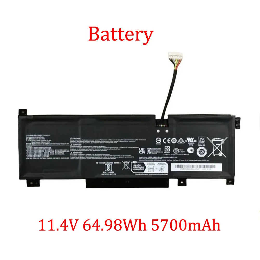Battery For MSI Sword 15 A11UE A11UG A11UD A11UC A11SC A12UE A12UG A12UGS A12UC A12UD A12VF A12VE A12UDX 11.4V 64.98Wh 5700mAh