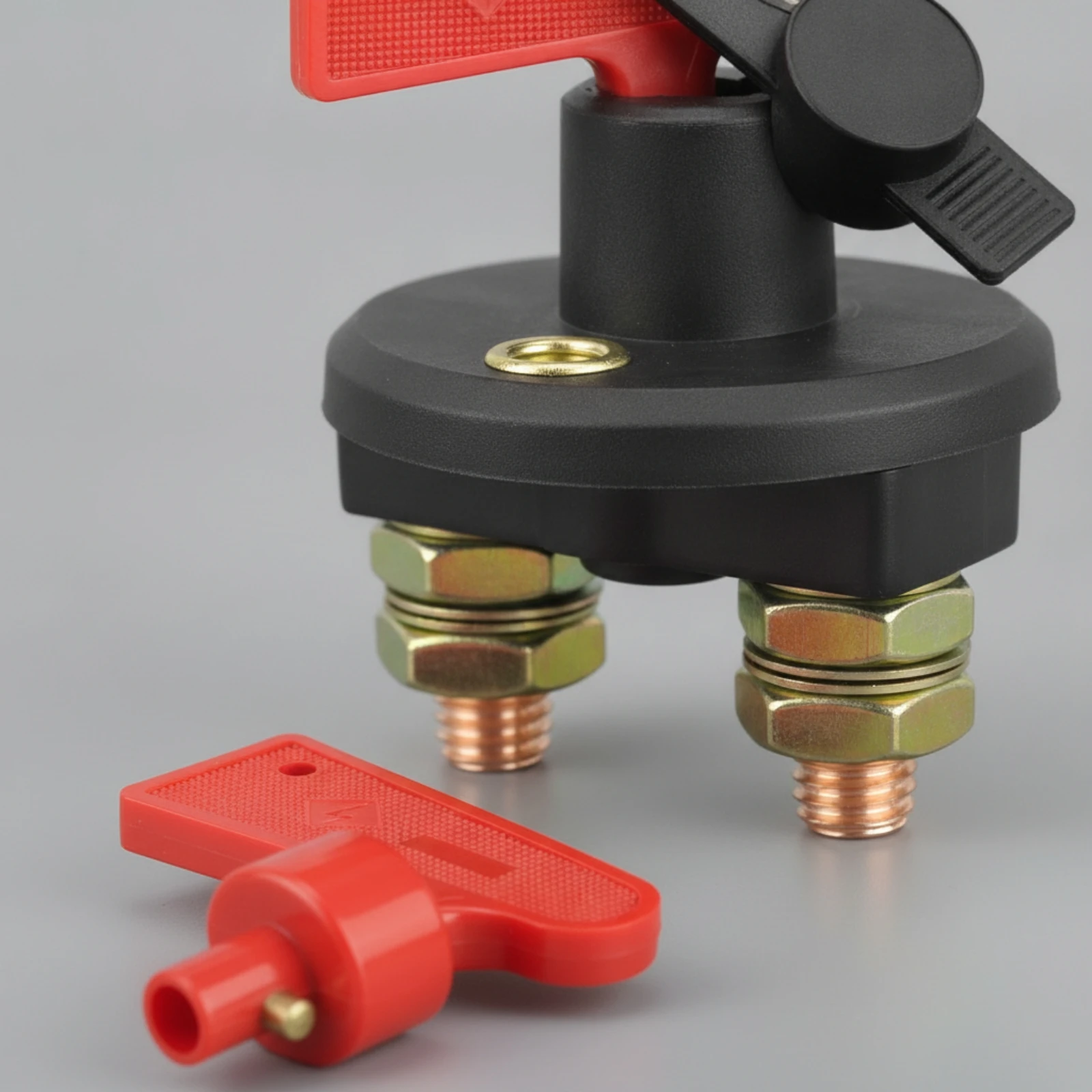 Battery Disconnect Switch Rotary Cutoff Switch with T-Handle Heavy-Duty Easy Installation for Vehicles, RV