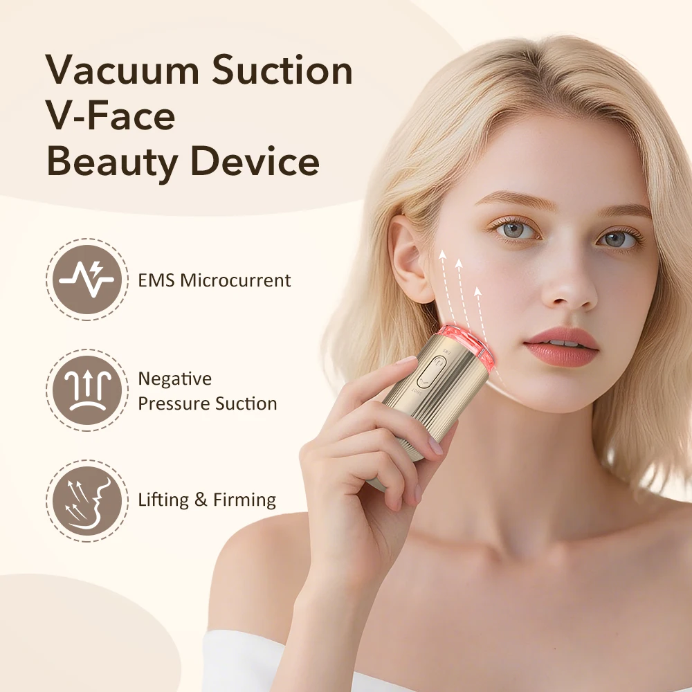 Ems massageador facial terapia de luz led sonic íon vibração pele aperto face lifting anti rugas dispositivo beleza ferramenta cuidados com a pele