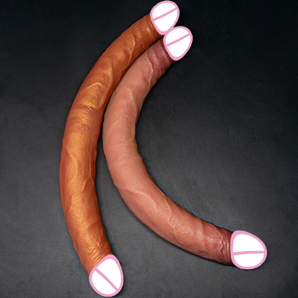 40 سنتيمتر قضبان اصطناعية مزدوجة مزدوجة اختراق المهبل والشرج واقعية القضيب المثيرة القضيب الجنس لعب للنساء الاستمناء #5