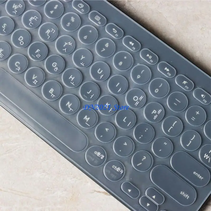 

F3KE Soft Silicone Keyboards Shield for K380 Korean Layout Cover Ensures Long Use