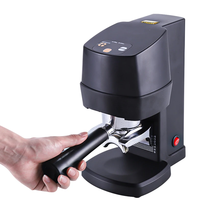 Cafetto Electric Coffee Tamper, Automatic Bean Powder Tamper, Flat Press, Coffee Tool, Acessórios de Habitação Comercial, 58mm