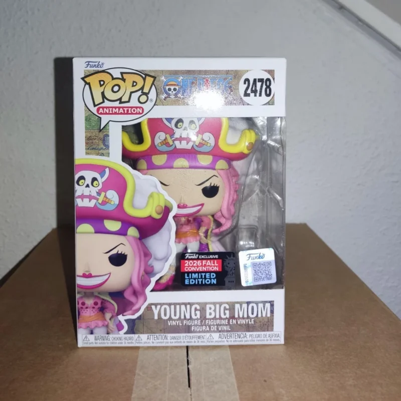 Funko Pop! Vinyl One Piece Young Big Mom #2478 Limited Edition Vinyl Anime Figure Decoration Official Collection Christmas Dolls