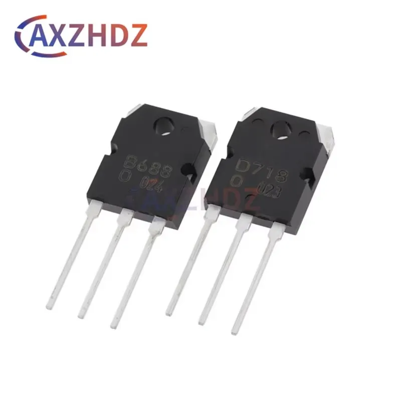 5PCS NPN PNP TO3P 2SB688 2SD718 B688 D718 B817 D1047 2SA1941 2SC5198 A1941 C5198 Complementary Audio Amplifier Power Transistors