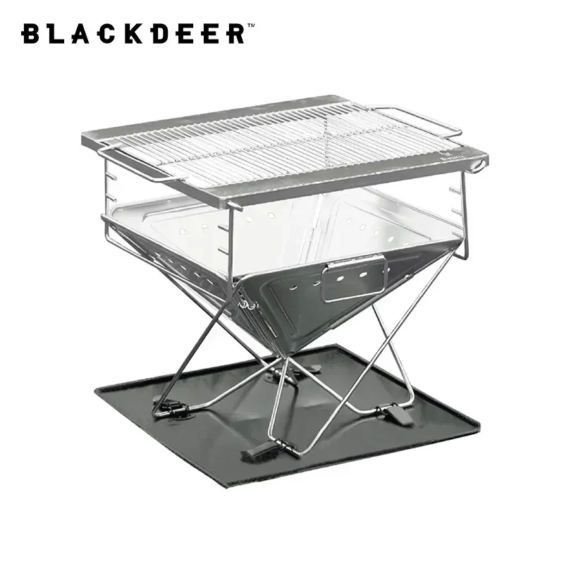 

Camping Fire Rack Stainless Steel Picnic Grill Foldable Portable Bonfire Table Carbon Heating Wood Stove Home BBQ barbecues