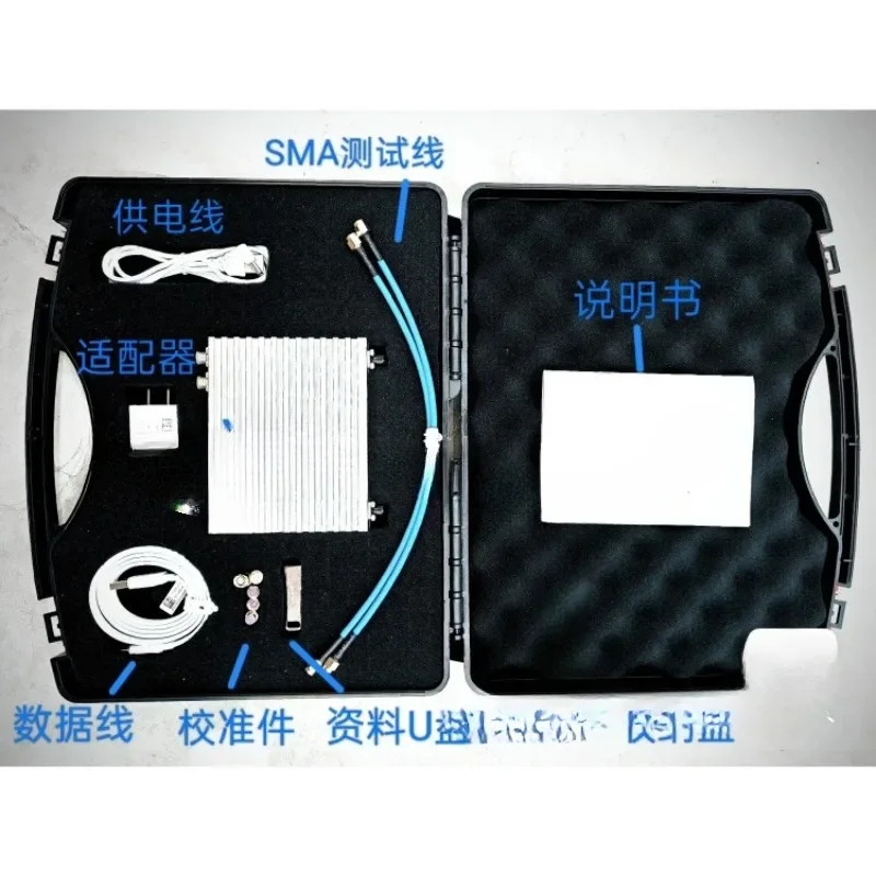 Flange Connector Dual Port Vector Network Analyzer