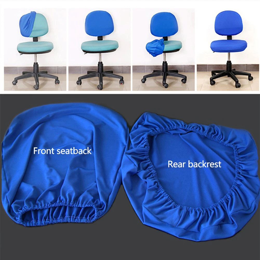 Office Chair Backrest Cover Stretchable Washable Chairslipcover Office Chair Cover  Good Touch Protective for Hotel