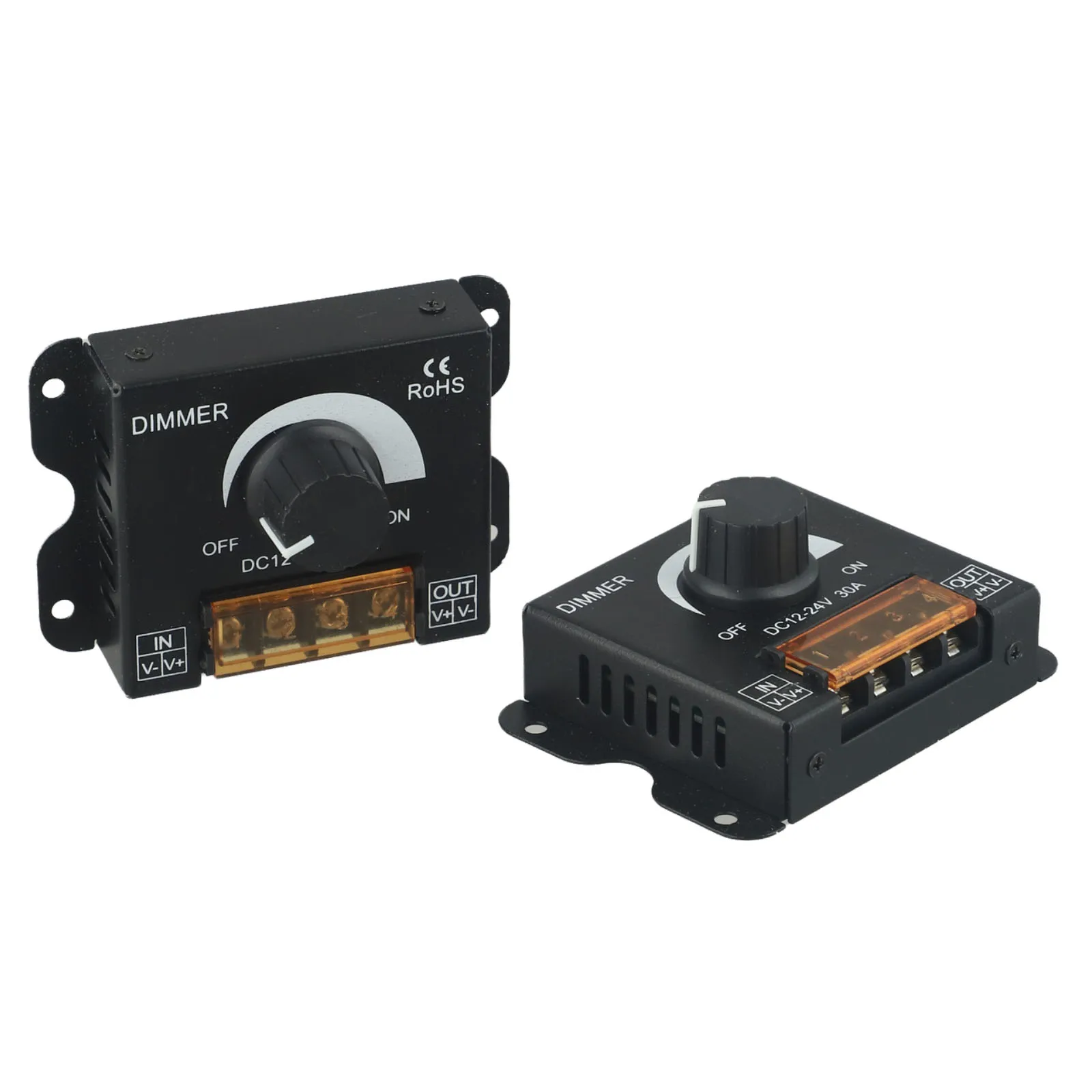 Brightness Adjustable Dimming Controller Garden Lights 0-100 Brightness Adjustment Compact Size For Deck Lights