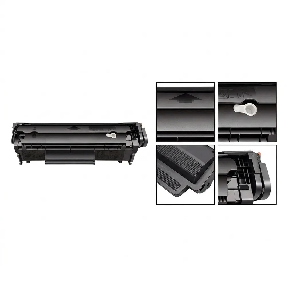 Black Replacement Toner Compatible with For HP Q2612A FX10 C104 for Canon MF4150 MF4690 MF4120 MF4140 MF4130 MF6570