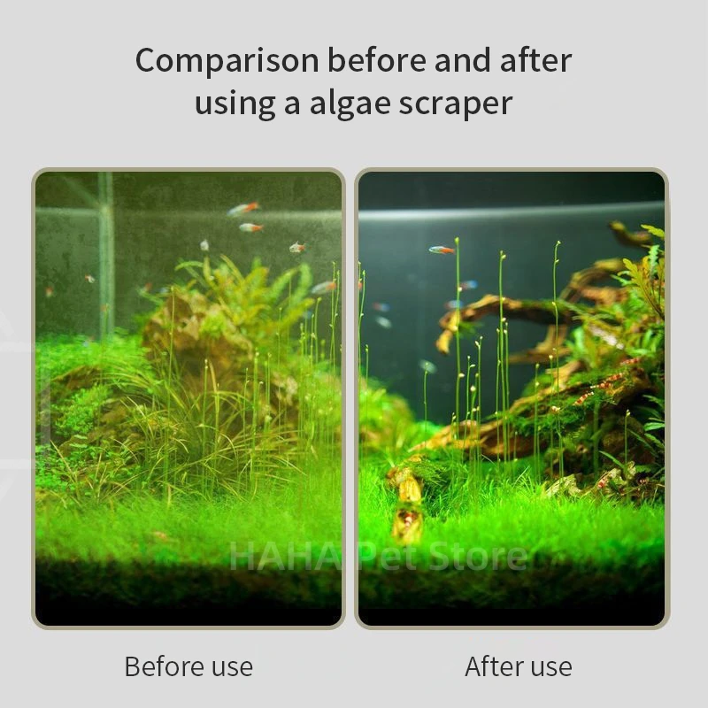 Aquarium Fish Tank Glass Plant Cleaning Brushes Floating Clean Window Algae Scraper Sponge Accessories Tools