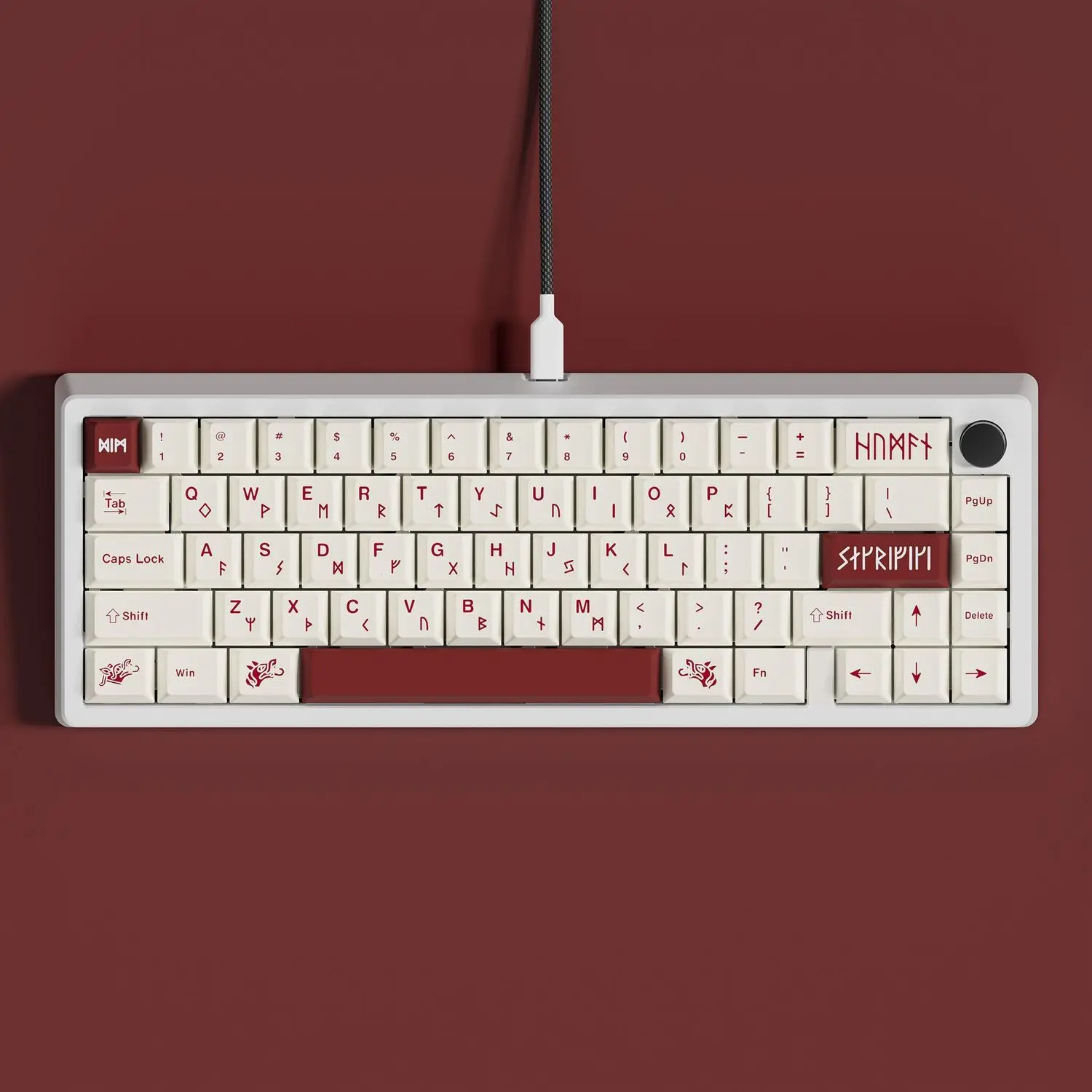

Full Set Original PBT Sublimation Simple Animation Personalized Customized Style Keycaps 68/75/87/98/100 Mechanical Keyboard cap