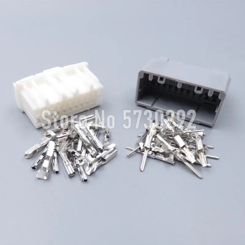22P 174515-1 Auto Power Amplifier Male Female Plastic Housing Unsealed Socket 368135-1 Car Wiring Harness Plug