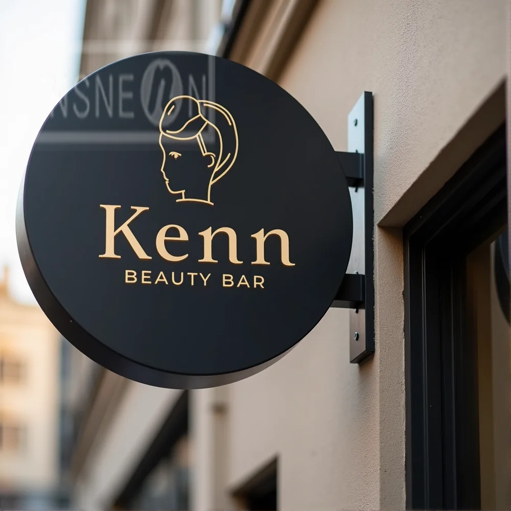 Custom LED Light Box for Business Signage Outdoor Waterproof Acrylic Double Sided Storefront Sign Wall Mounted Display