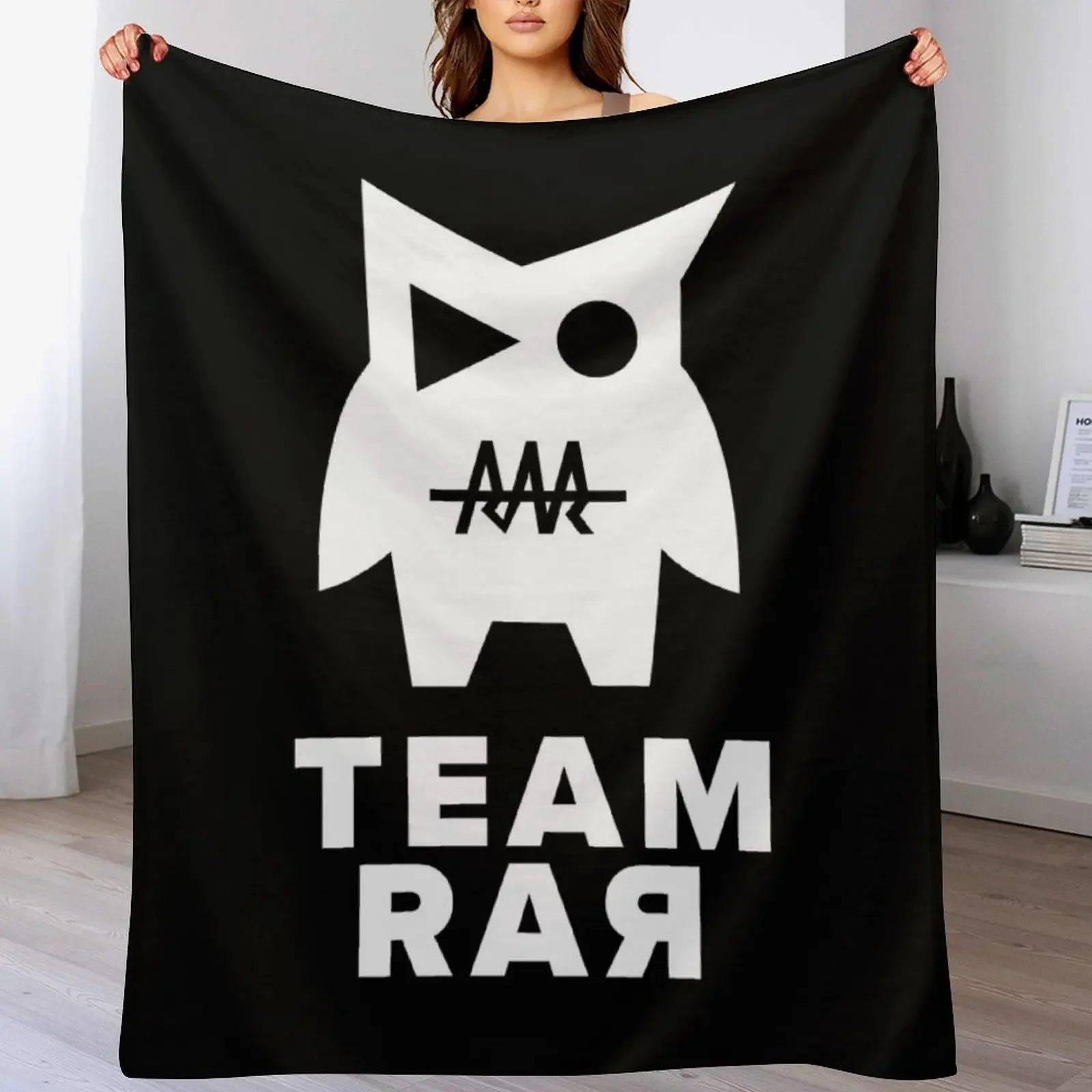 بطانية رمي Team Rar Merch Team Rar V0 Crew الفاخرة من الفلانيل الفاخرة بطانيات شتوية