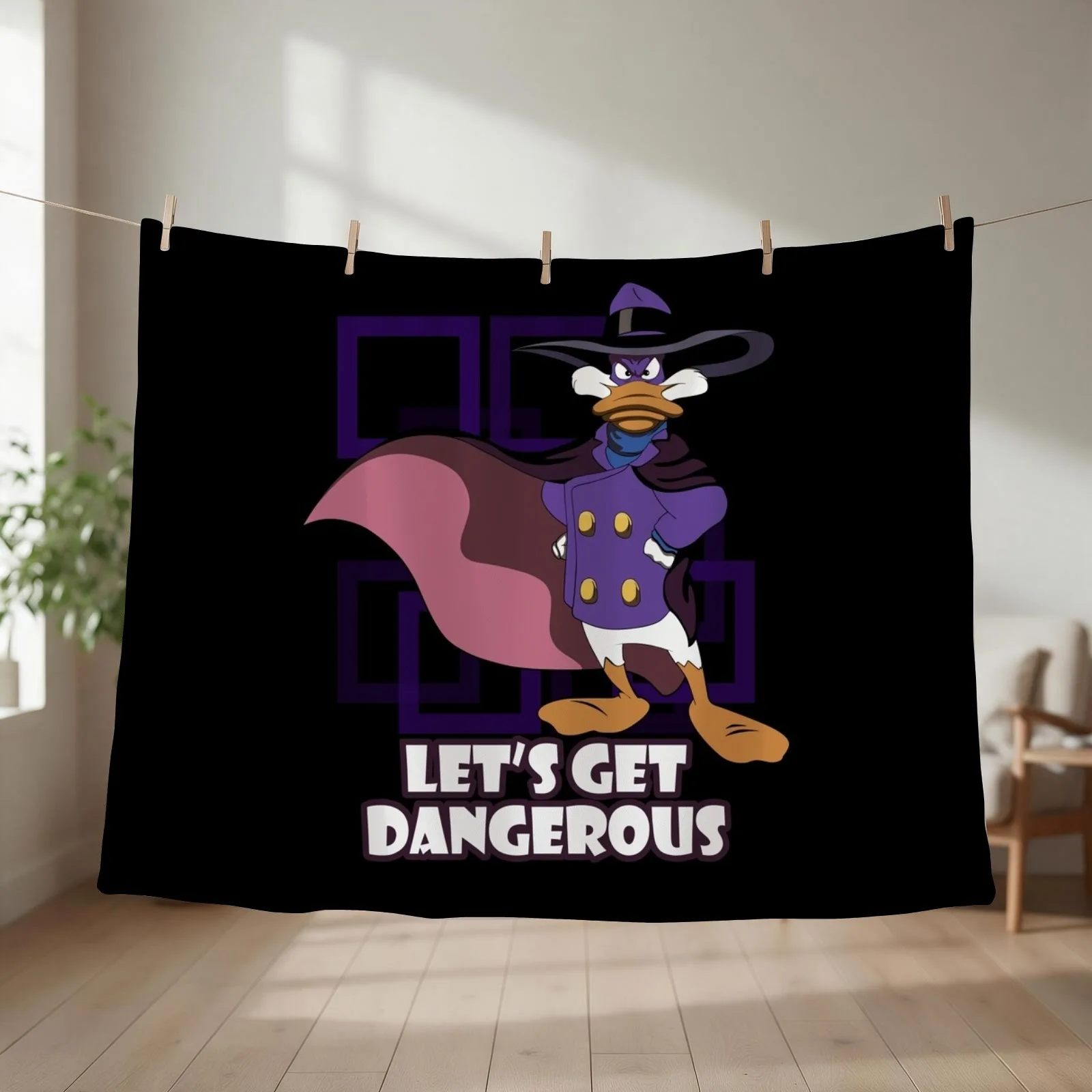 Let's Get Dangerous Throw Blanket couch cozy soft plush fuzzy picnic outdoor blanket