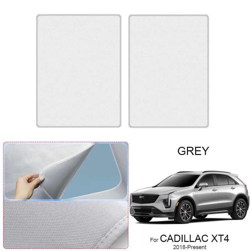 Car Suede Fabric Anti-uv For CADILLAC XT4 2018-Present Electrostatic Adsorption Sunroof Sunshade Heat Insulation Skylight