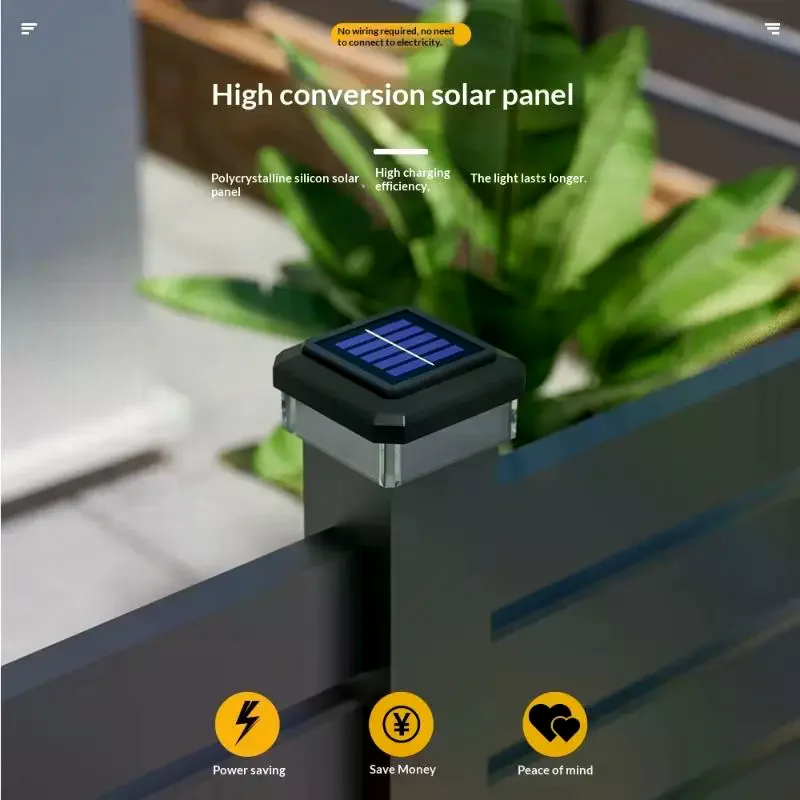 1 stuks IP65 waterdichte solar - Post Cap Light recensie en prijs