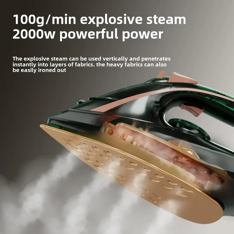 Electric iron YSH 1380 household steam iron portable wet and dry 2000W Fast Heating Wrinkle Remover Home Travel