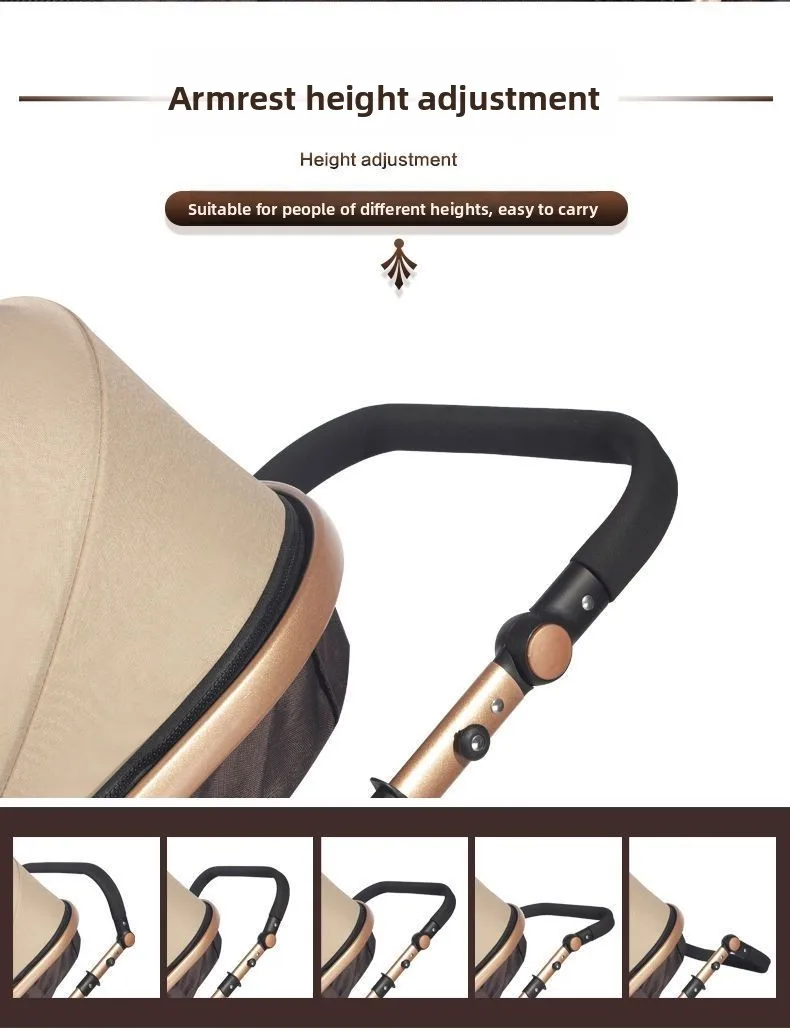 Kinderwagen Zwei-Wege-Licht zusammenklappbar kann sitzen und liegen