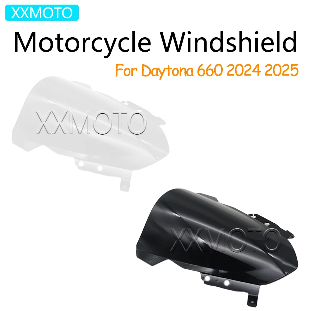 

Для Daytona 660 Daytona 660 2024 2025 мотоциклетное переднее лобовое стекло дефлектор ветрозащитный протектор Daytona 660