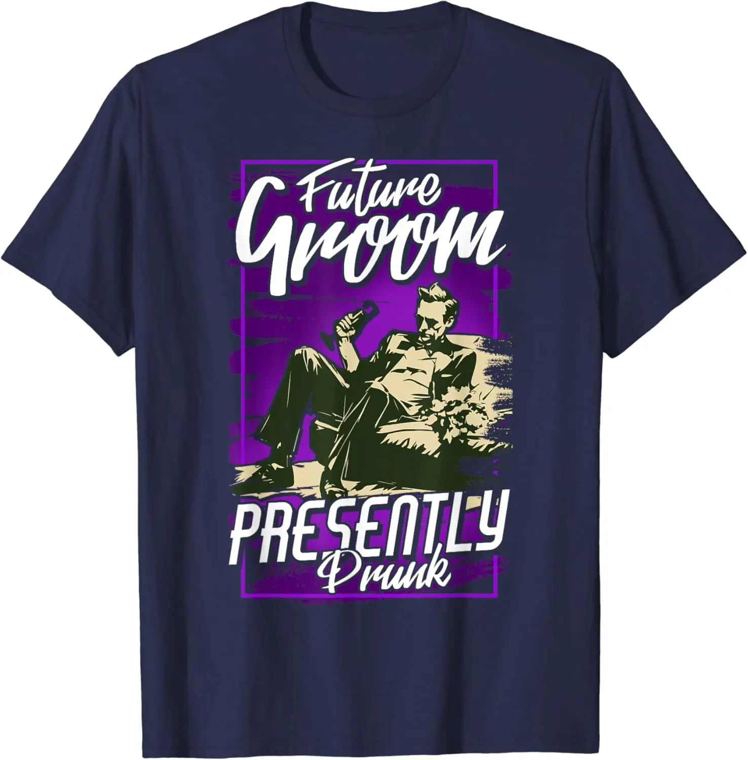 Future Groom Presently Drunk, Bachelor Party, Funny Bachelor T-Shirt