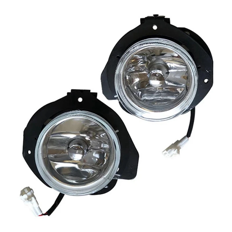 

1Pair Car Front Bumper Fog Lights Assembly Driving Lamp Foglight For Mitsubishi Pajero IO Montero Pinin For Shogun Mini