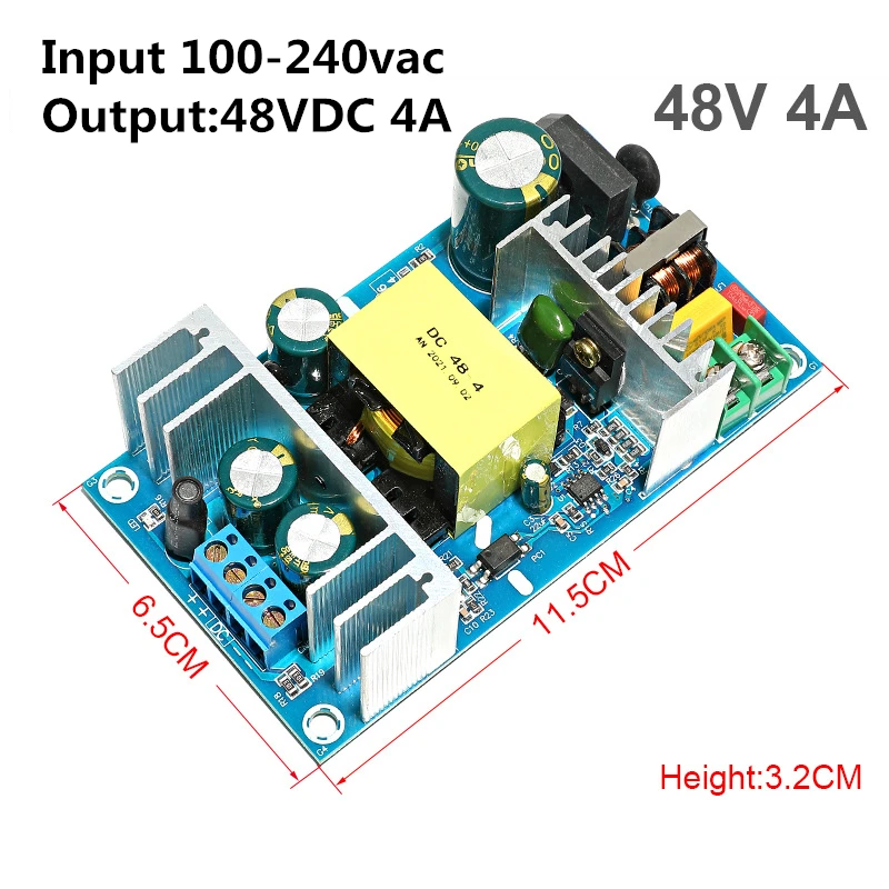 AC 90-260V to DC 5V 9V 12V 24V 36V 48V Power Supply Module Board Switch AC-DC Switch Power Supply Board