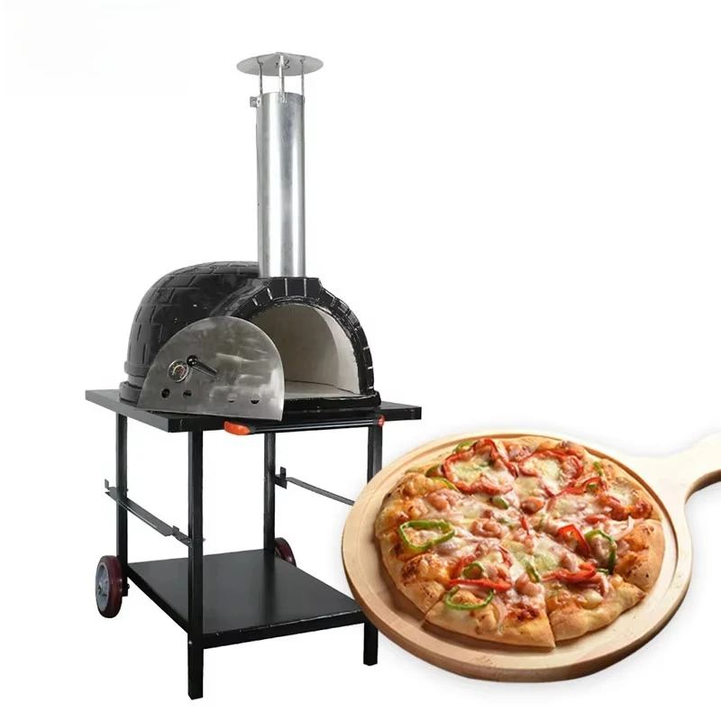 

Портативная уличная печь для пиццы на углях, 40 л, алюминиевый корпус, съемная керамическая поверхность, цифровой гриль, для дома и автомобиля