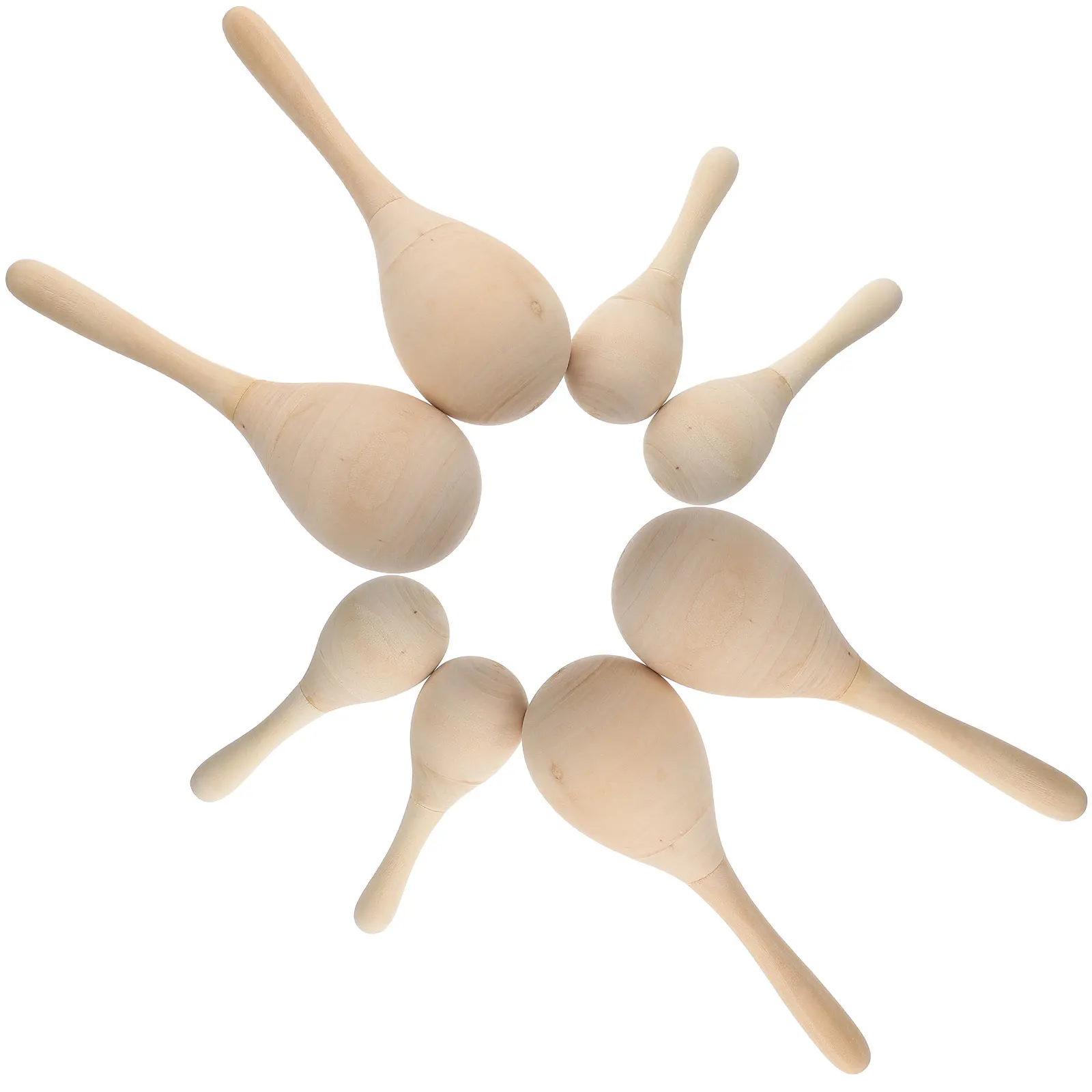 

12pcs Sand Musical Instruments Toys Hammer Wood Crafts Kids Musical Instruments Maracas Toys Educational Fun Activities