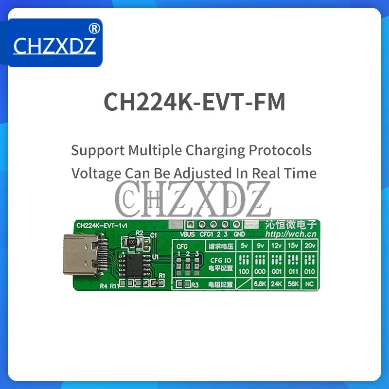 

2/5 шт./лот CH224 оценочная плата USB PD раковина WCH