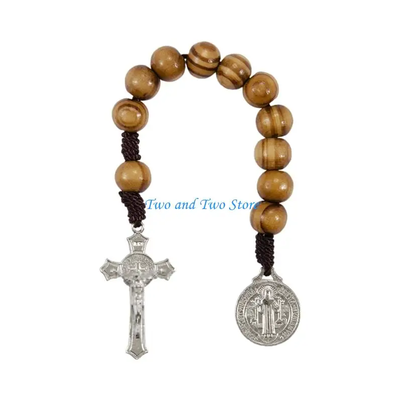 HX6F Delicate Rosary Beads Including Crosses For Quiet Meditation And Worship