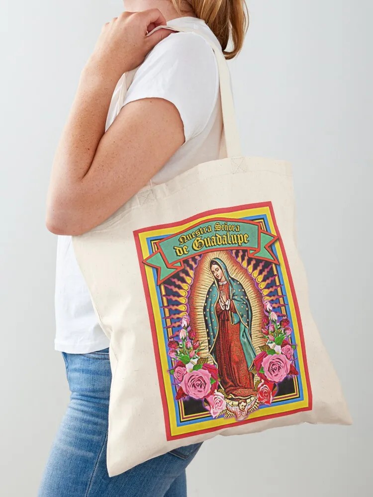 

Virgin Mary of Guadalupe Holy Card Tote Bag eco pack cloth bag woman hand bags the tote bag