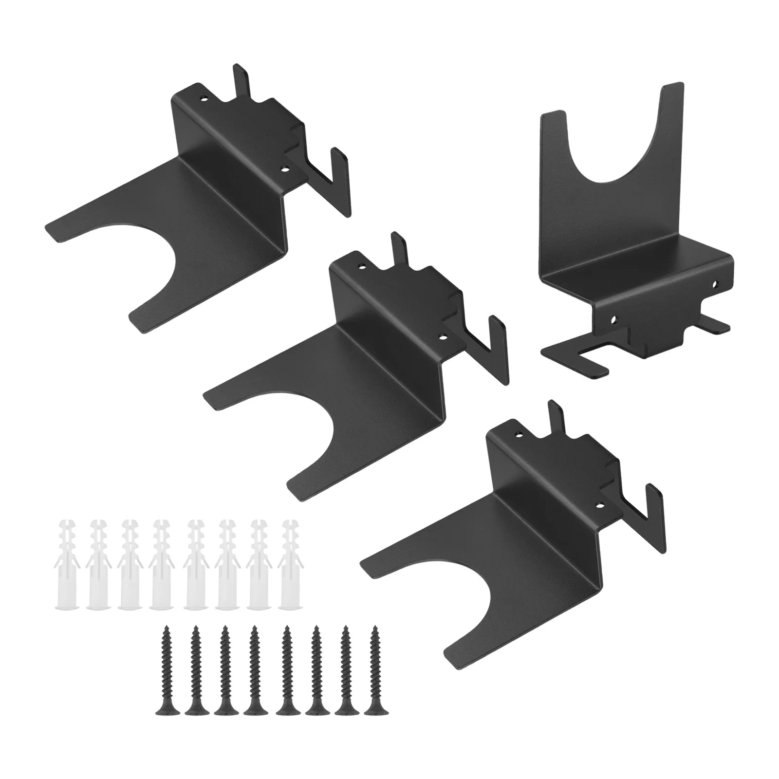 4Pcs Angle Grinder Holder Tool Wall Mount Bracket For 5inch Grinder Impact-Wrench Polisher Storage Rack Stand