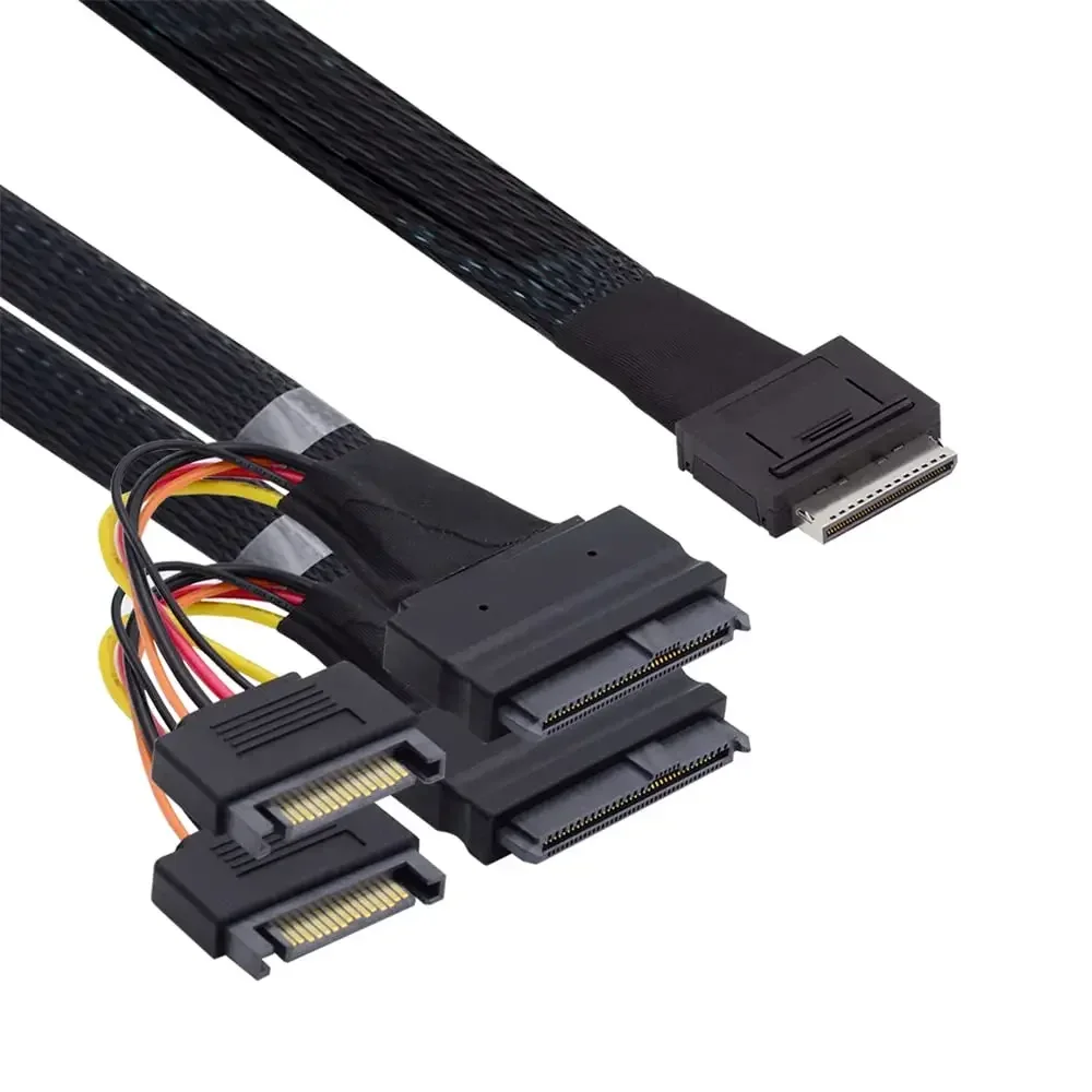 

OCuLink SFF-8611 8I-2 порта SFF-8639 U.2 с разъемами SATA 15P для эффективной передачи данных сервера